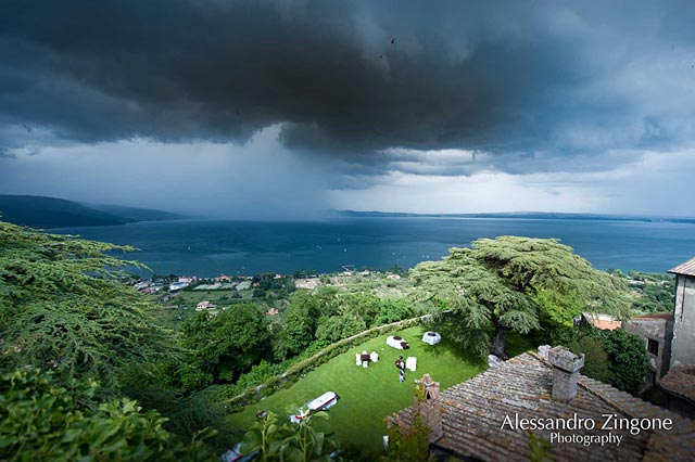 wedding on Lake Bracciano Rome