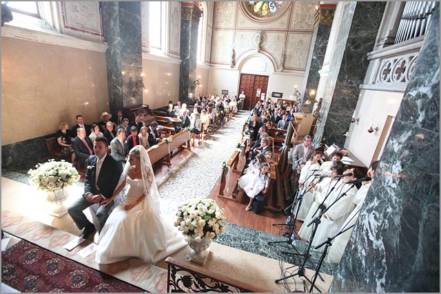 hochzeit in Cadenabbia Kirche Comersee