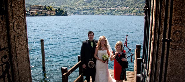 Just Married! Susie and Michael… another wonderful Scottish wedding on Lake Orta