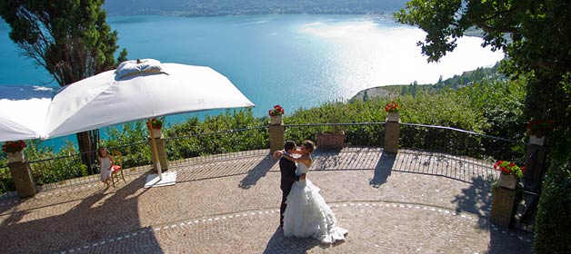 A corner of paradise on lake Albano near Rome