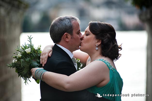 bridal bouquet made with aromatic herbs