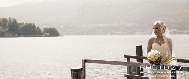 wedding at Orta lake