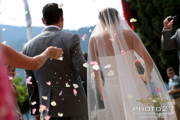 civil wedding ceremony at Villa Bossi Lake Orta