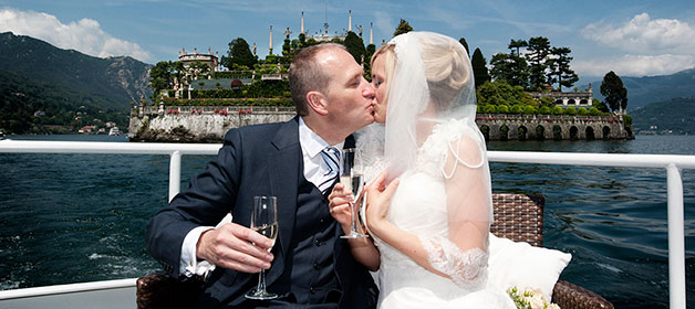 A Romantic Religious Wedding on Pescatori Island