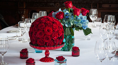 Floral wedding centerpieces