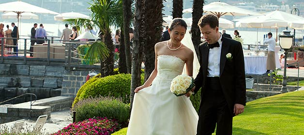 From Singapore to Locarno: Kiki and Georg’s big day on Lake Maggiore!