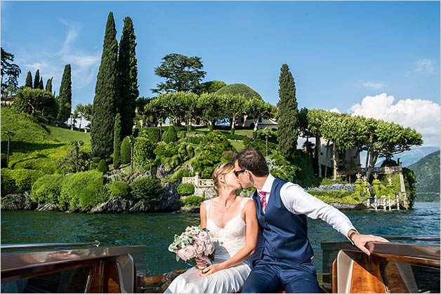 Destination wedding on Lake Como