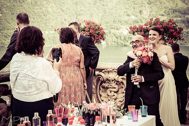 WEDDING COCKTAIL IN THE GARDENS OF VILLA DEL BALBIANELLO