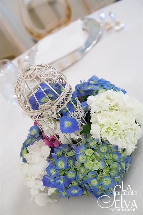 vintage bird cage centerpiece