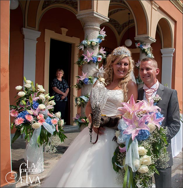 floral decoration lake Orta Italy