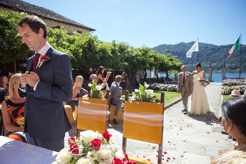 Deepa and Andrew's wedding on Lake Orta