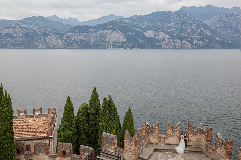 Gemma and Peter's wedding in Malcesine