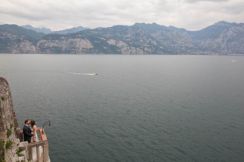 Gemma and Peter's wedding in Malcesine