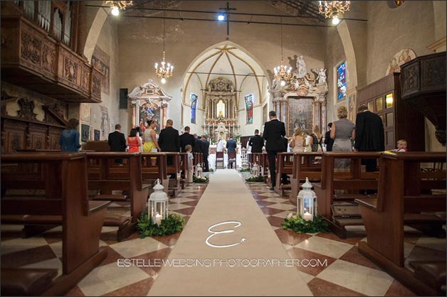 Catholic ceremony Lake Garda