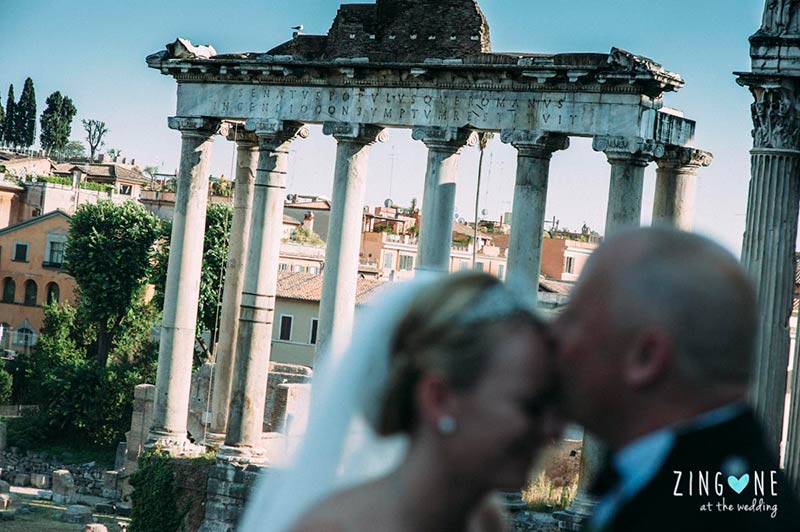 Lindsey and Mark's wedding in Rome