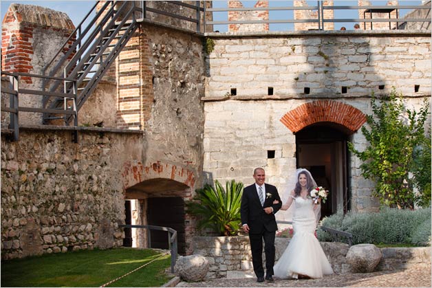 Malcesine Castle wedding