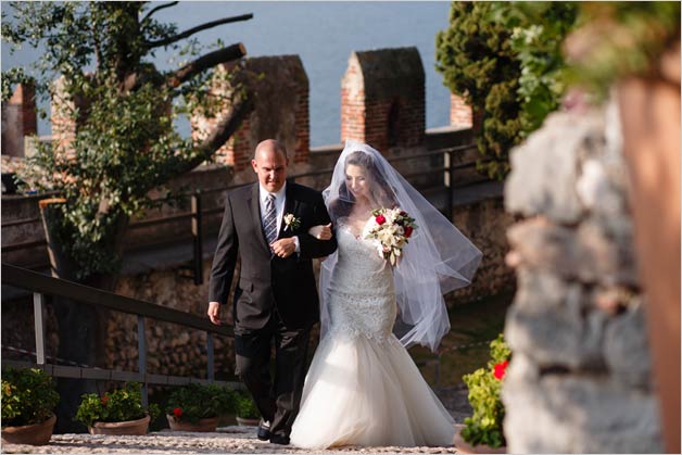 Malcesine Castle wedding Lake Garda