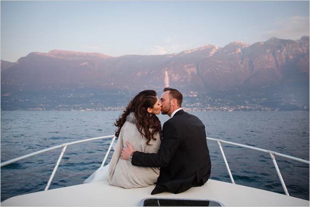 wedding cruise on Lake Garda