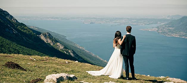 Being in history and nature for your elope on Lake Garda
