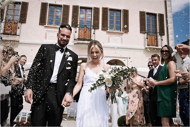 Civil ceremony Villa Bossi lake Orta