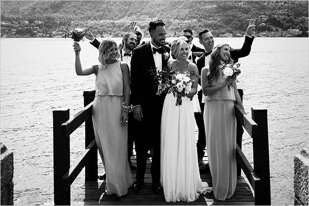 Civil ceremony Villa Bossi lake Orta