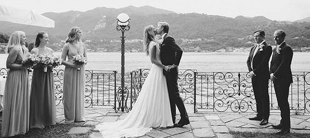 From Sweden to Lake Orta for a romantic ceremony at Villa Gippini