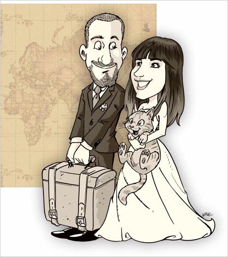 caricatured-portrait-wedding-italy
