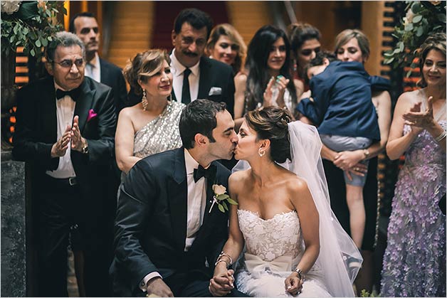 A super charming Persian wedding ceremony on Lake Como at Villa Erba