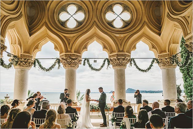 Destination wedding on Lake Garda