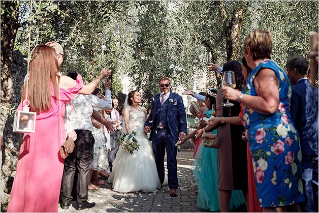Wedding reception Michelin starred restaurant in Malcesine