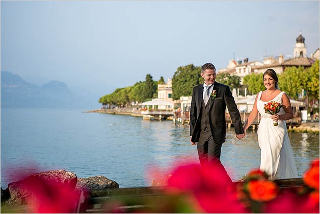 Legal civil ceremony Torri del Benaco lake  Garda