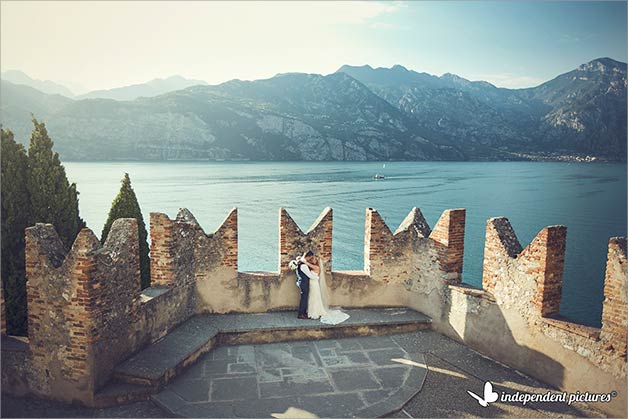 Malcesine Castle wedding on Lake Garda