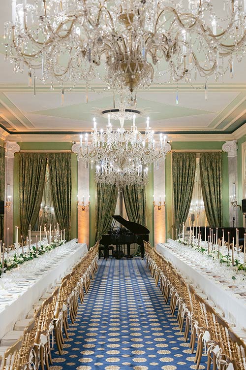Wedding reception Sala Napoleone Villa D'Este lake Como
