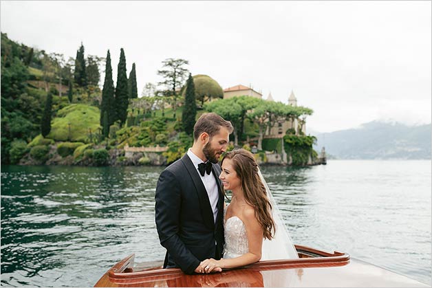 Romantic wedding in Villa D'Este lake Como