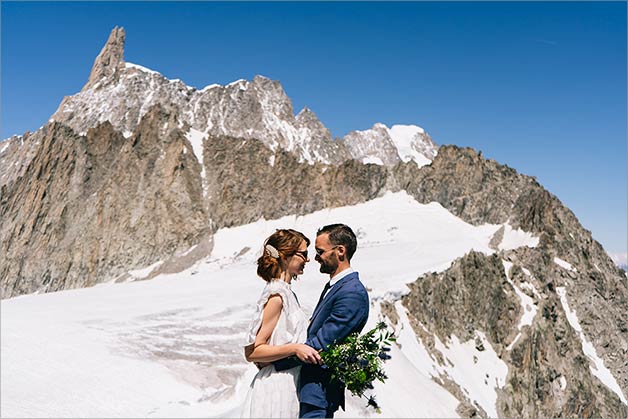 Wedding at the Top of Mont Blanc, Italy