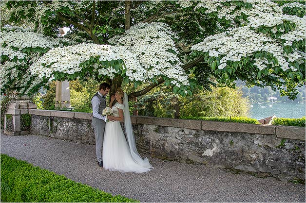 Wedding at Isola Madre botanic gardens