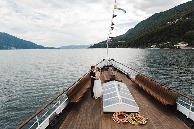 wedding photos on Lake Maggiore