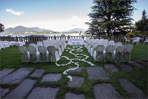 Civil wedding at Villa Claudia in Stresa