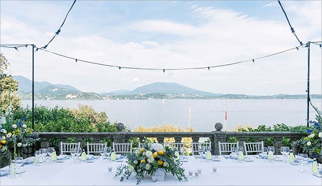 Mediterranean Themed Wedding on Lake Maggiore