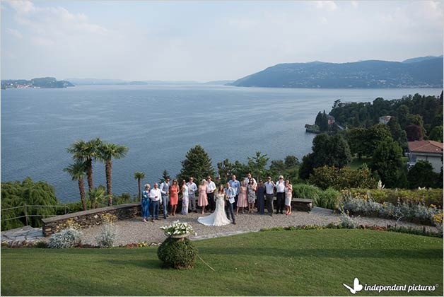 wedding reception in Villa San Remigio