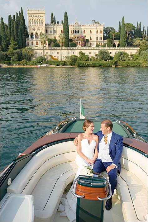 Wedding cruise on Lake Garda