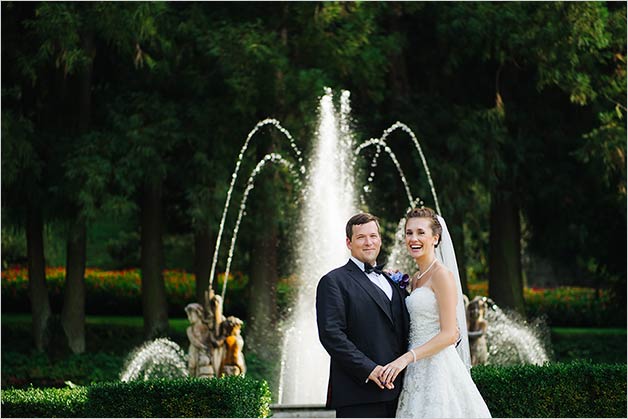 wedding photo session at Villa Taranto