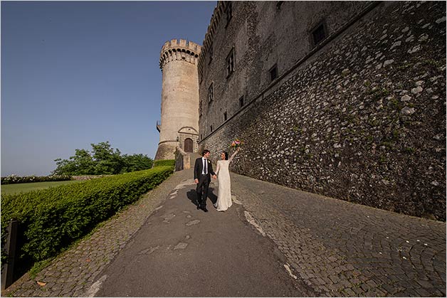 elope at Odescalchi Castle on lake Bracciano