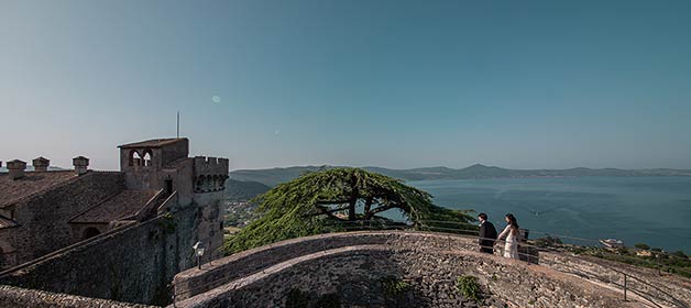 elope at Odescalchi Castle on lake Bracciano