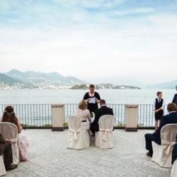 Outdoor Wedding Ceremony on Borromean Islands