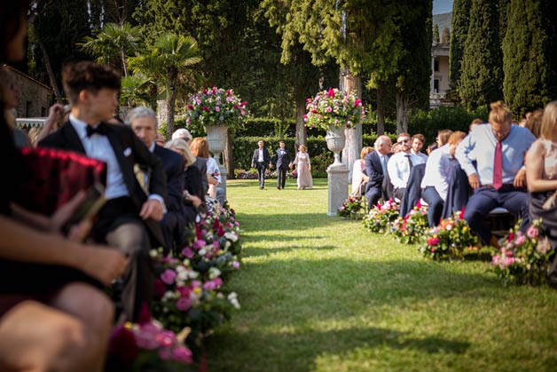 Wedding ceremony in Gardone Riviera