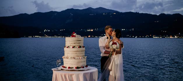 romantic Lake Orta wedding