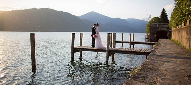 A Japanese themed wedding on Lake Orta