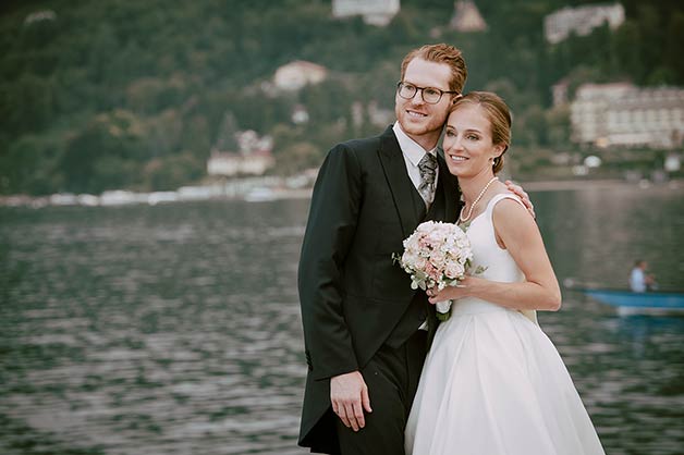 Wedding with a view over Lake Maggiore