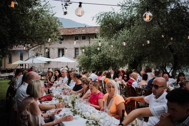 Lake Iseo wedding rustic castle